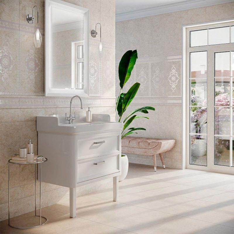 Плинтус Kerama Marazzi (Керама Марацци) Веласка беж светлый обрезной FMA026R 30х15 см