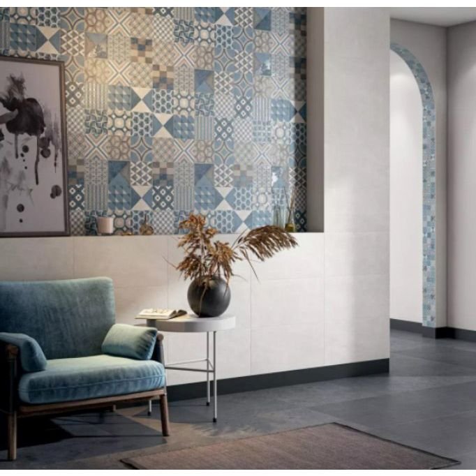 Керамогранит Kerama Marazzi (Керама Марацци) Онда серый светлый натуральный обрезной SG648220R 60х60 см