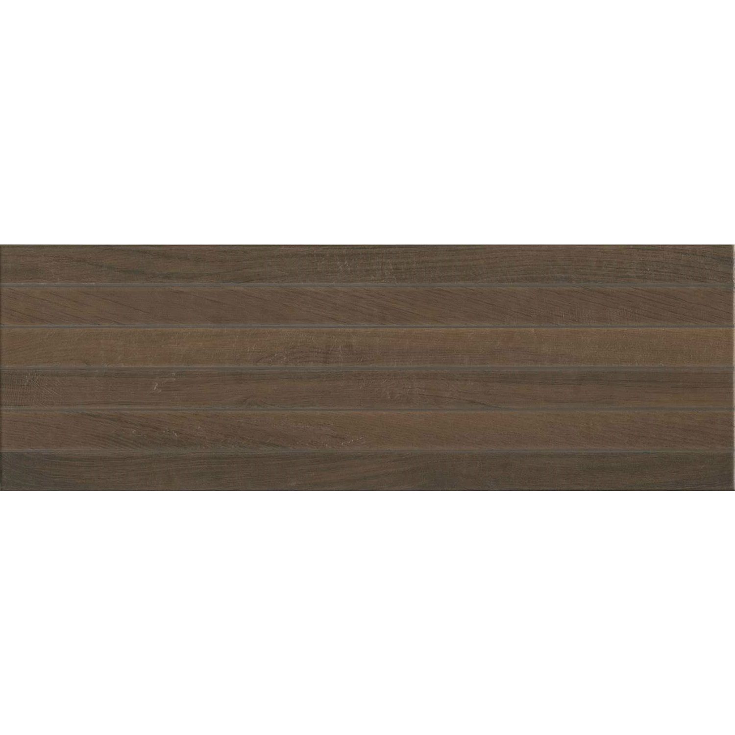 Настенная плитка Kerama Marazzi Семпионе коричневый темный структура обрезной 13096R 30х89,5 см