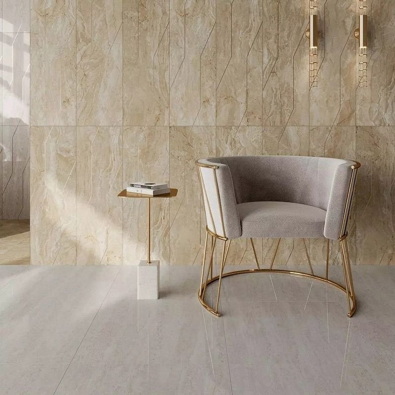 Декор Kerama Marazzi (Керама Марацци) Эвора бежевый глянцевый обрезной OS/A214/13114R 30х89,5 см