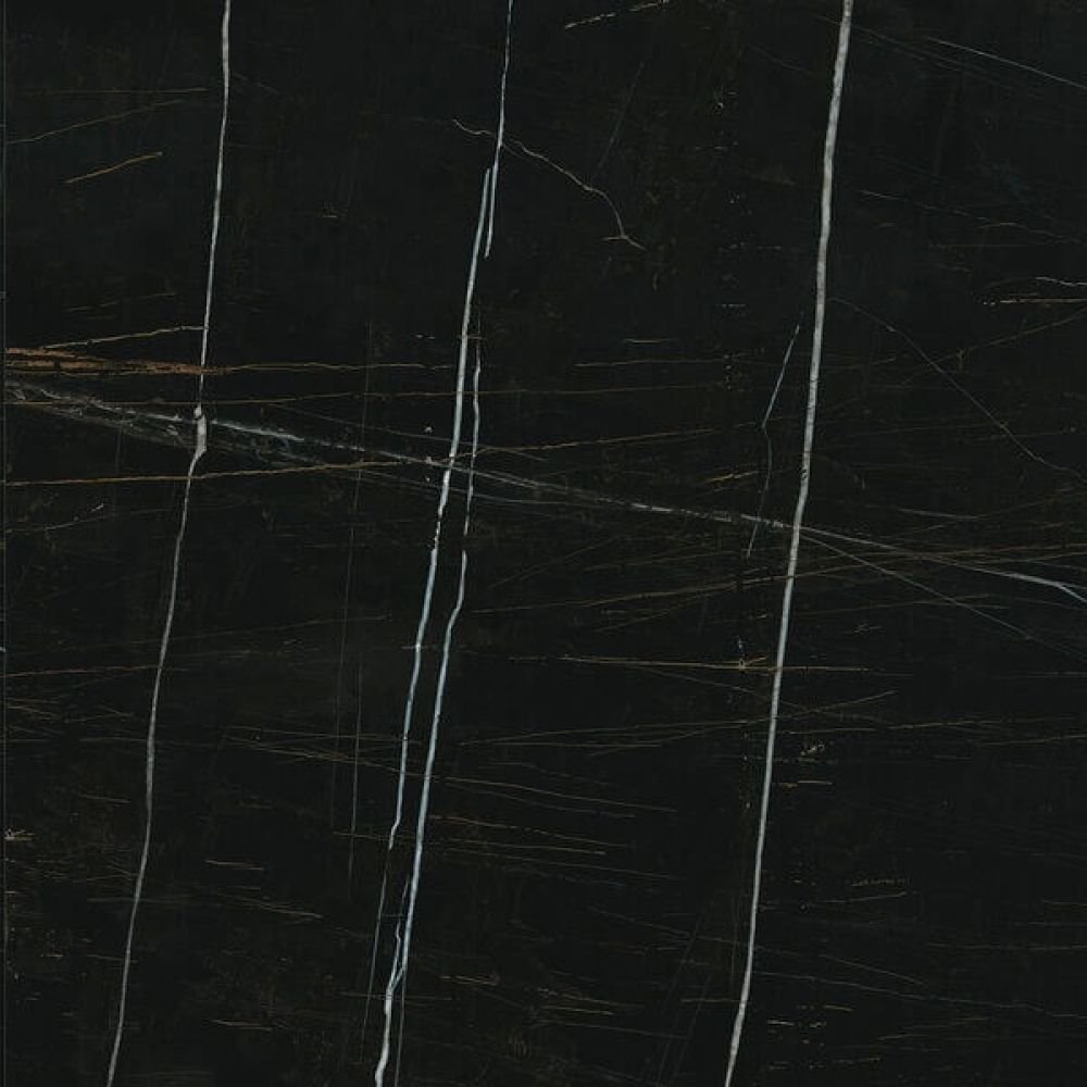 Керамогранит Kerama Marazzi (Керама Марацци) Греппи Черный Обрезной Лаппатир. 60х60 см (SG642122R)