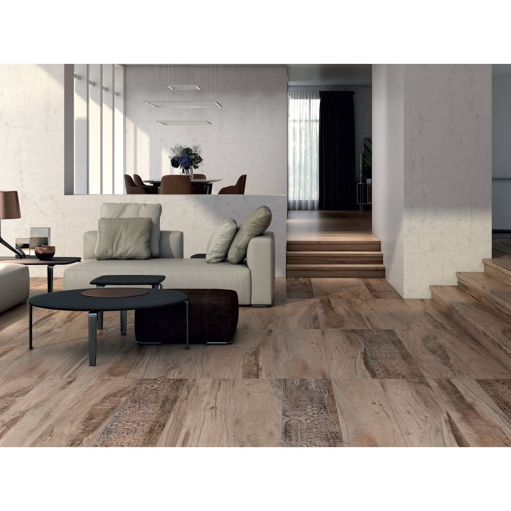 Керамогранит Kerama Marazzi (Керама Марацци) Про Вуд Темно-Бежевый Обрезной 20х119,5 см (DL510120R)