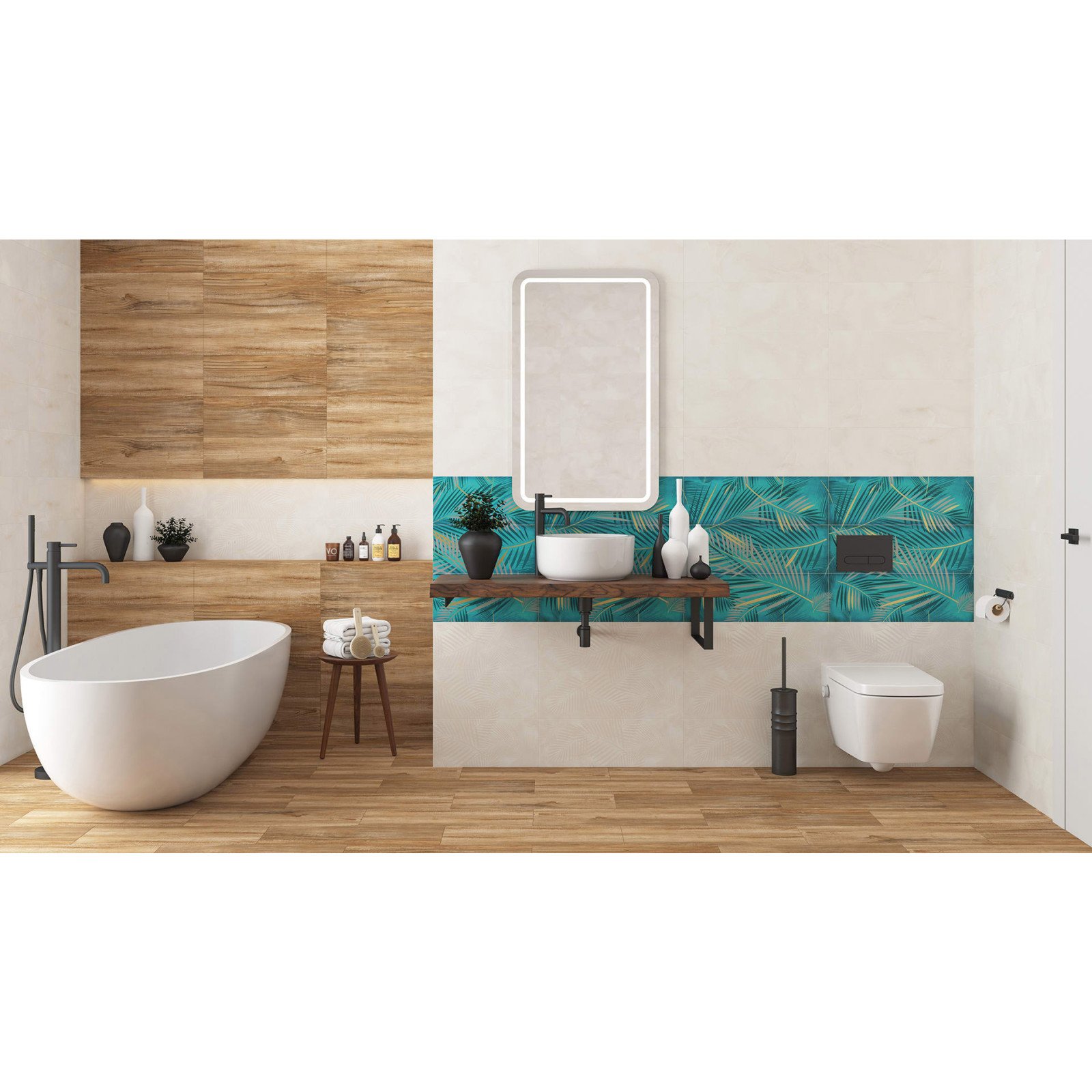 Настенная плитка LB Ceramics (Lasselsberger Ceramics) Ипанема бежевая 20х60 см 1064-0314