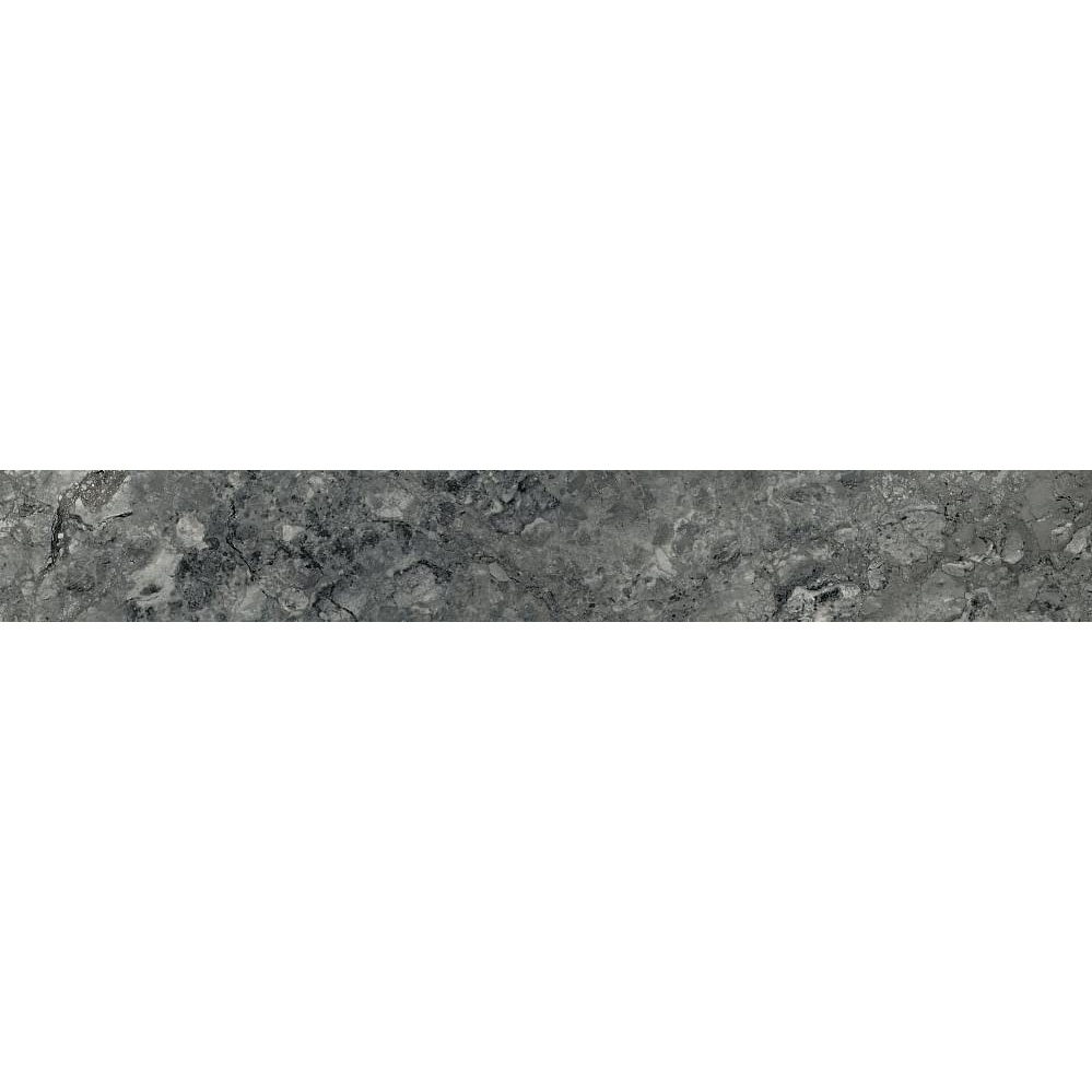 Плинтус Vitra MarbleSet 7.5х60 см Иллюжн Темно-серый Лаппато Ректификат K951315LPR