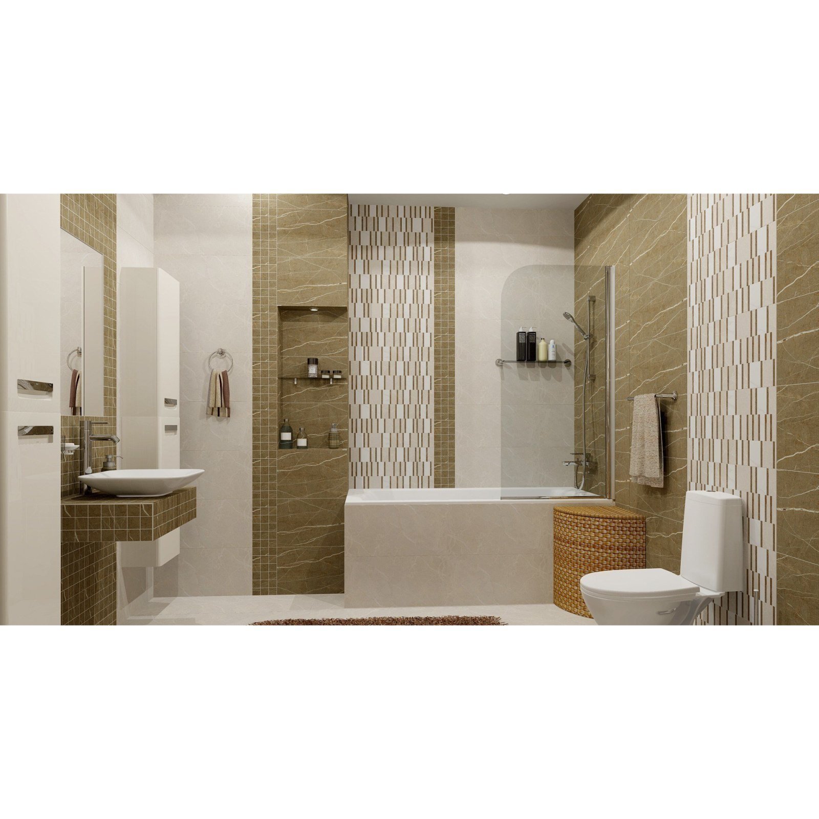 Керамогранит Vitra (Витра) Marmori Пулпис Бронзовый Полированный 7 60х120 см (K947013FLPR1VTS0)