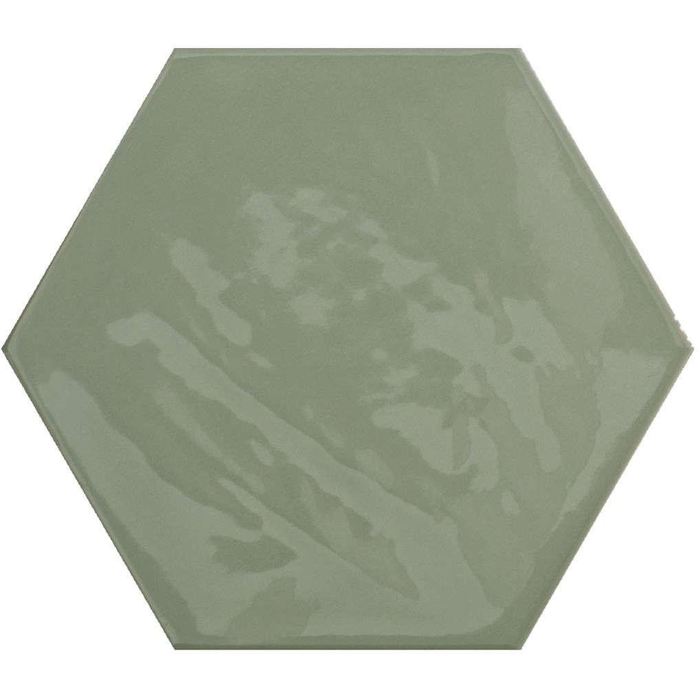 Стена Cifre Ceramica Kane hexagon sage 16x18 см глянц.