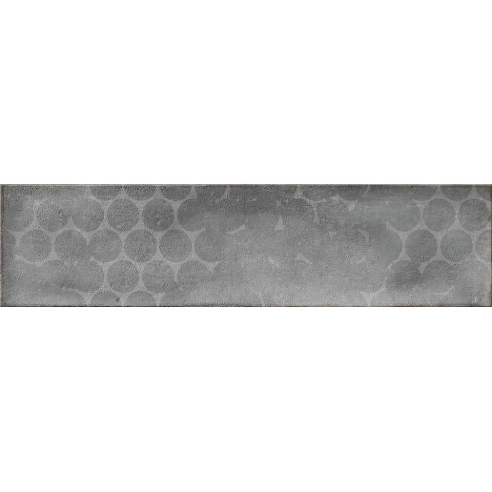 Настенная плитка Cifre Ceramica Decor Omnia Antracite 7,5x30 см