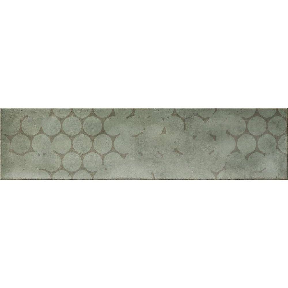 Настенная плитка Cifre Ceramica Decor Omnia Green 7,5x30 см