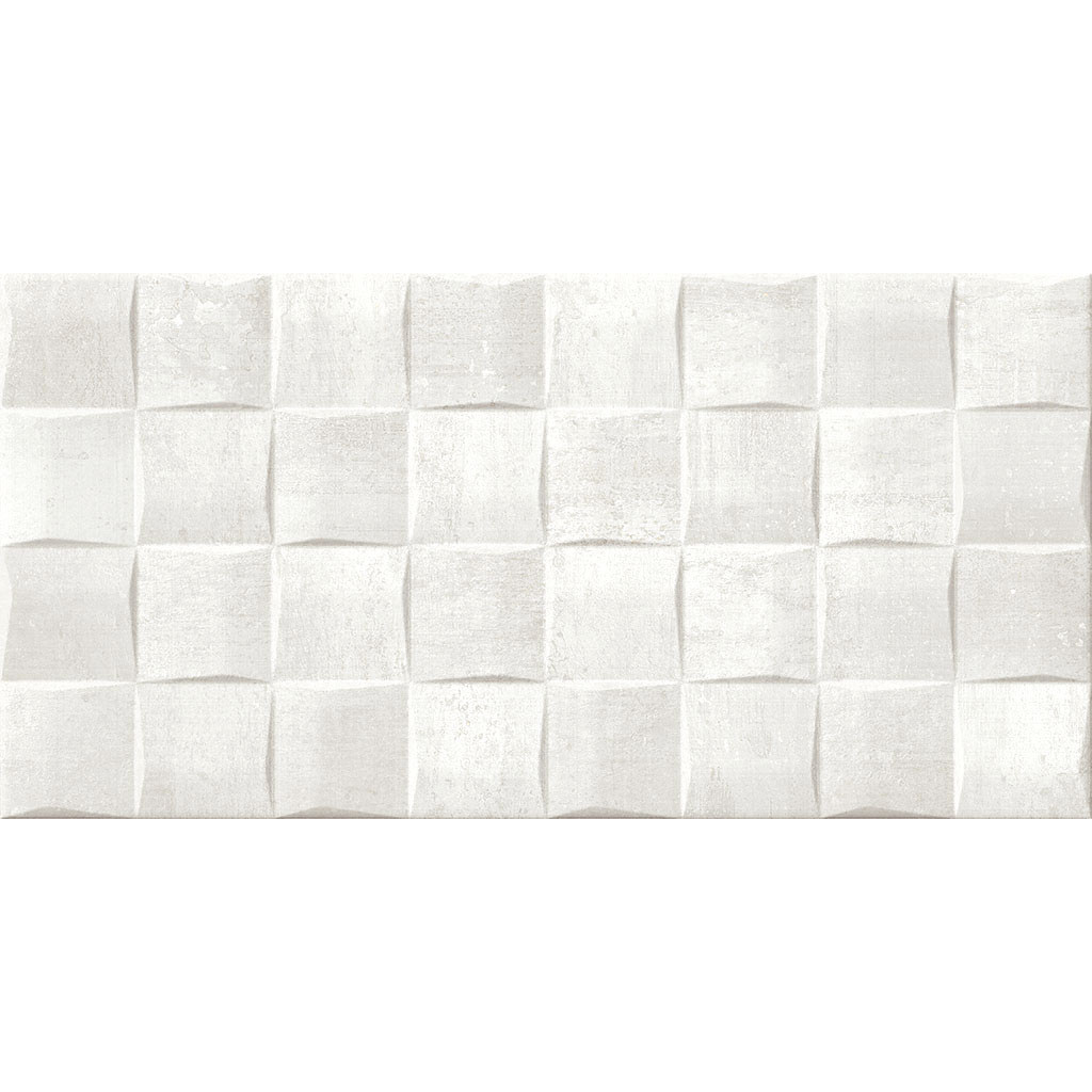 Стена Keraben Barrington art white 25x50 см мат.