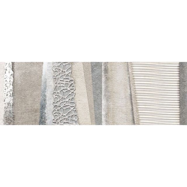 Декор Ibero Materika Dec.Ellipsis Grey (mix) 25x75 см