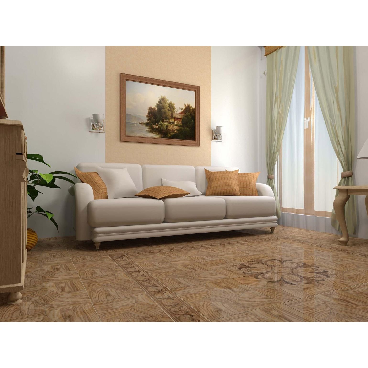 Вставка Ibero (Иберо) Taco Palace Roble 14,5х14,5 см