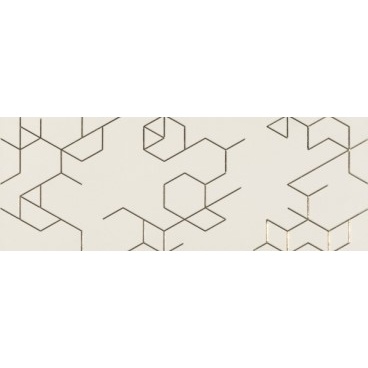 Декор Azulev Clarity Dec. Polygon Marfil 25x65 см (908890)