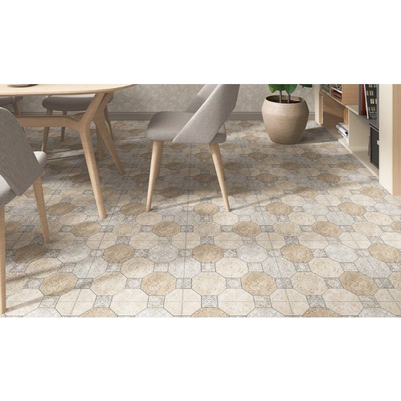 Напольная плитка Alma ceramica (Альма Керамика) Bofort 41.8х41.8 см толщ. 0,8 см Матовая TFU03BFR424