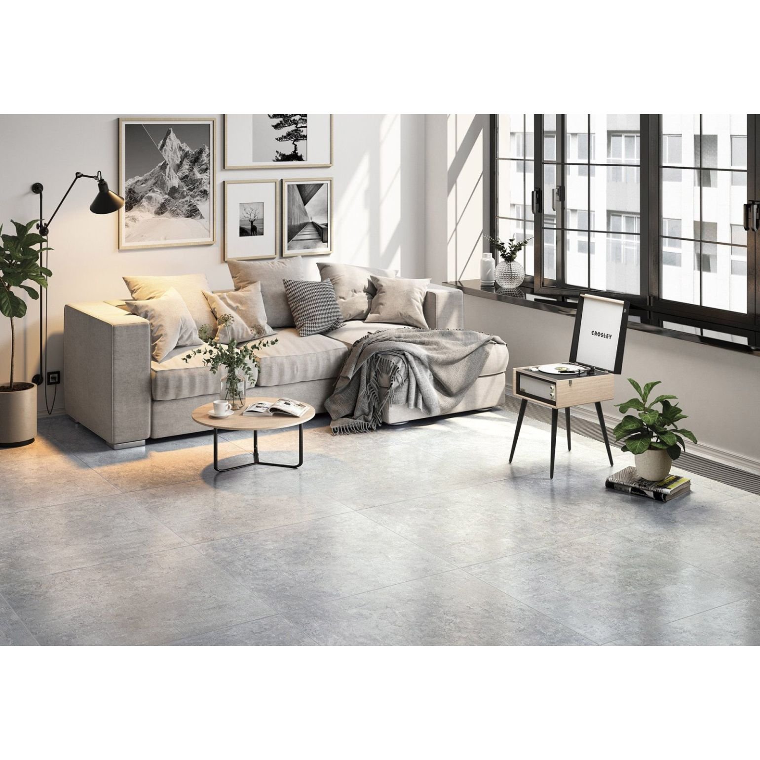 Керамогранит Alma Ceramica (Альма Керамика) Micas 57х57х0,85 см Лаппатированный GFA57MCS70L