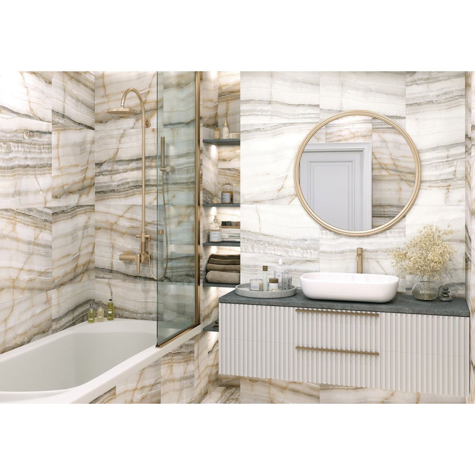 Керамогранит Alma Ceramica (Альма Керамика) Smeraldo 57х57х0,85 см Лаппатированный GFA57SMD07L