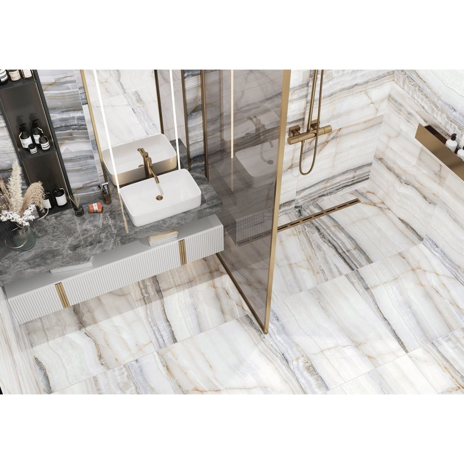 Керамогранит Alma Ceramica (Альма Керамика) Smeraldo 57х57х0,85 см Лаппатированный GFA57SMD07L