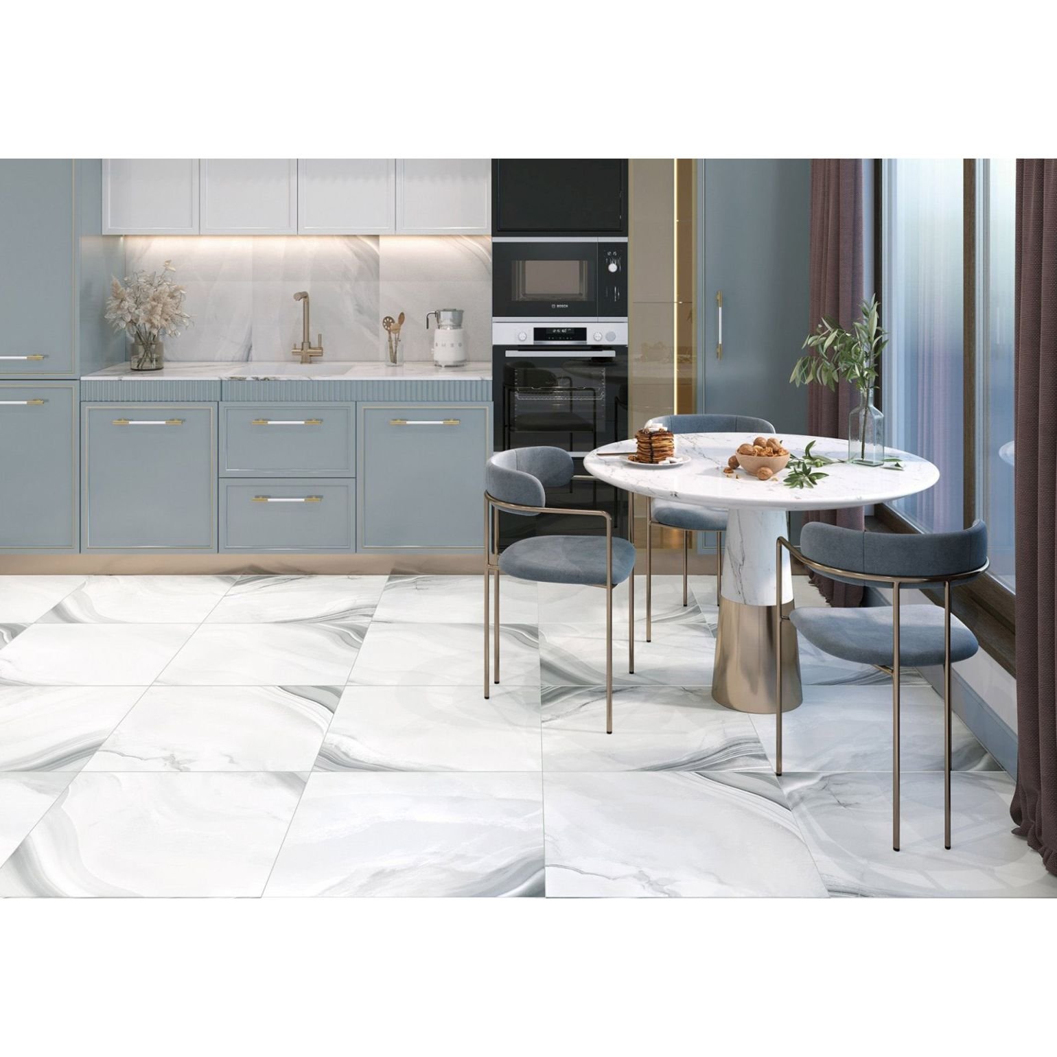 Керамогранит Alma Ceramica (Альма Керамика) Sentido 57х57х0,85 см Лаппатированный GFA57STD07L