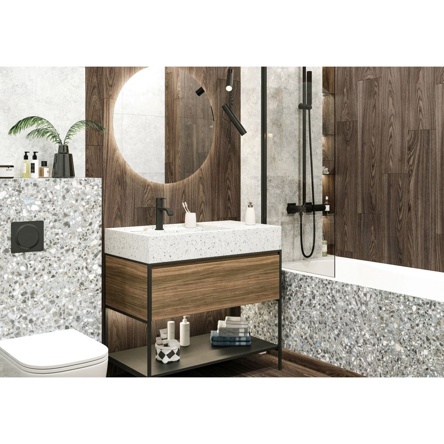 Керамогранит Alma Ceramica (Альма Керамика) Andora 20х90х0,9 см Матовый GFA92ADR42R