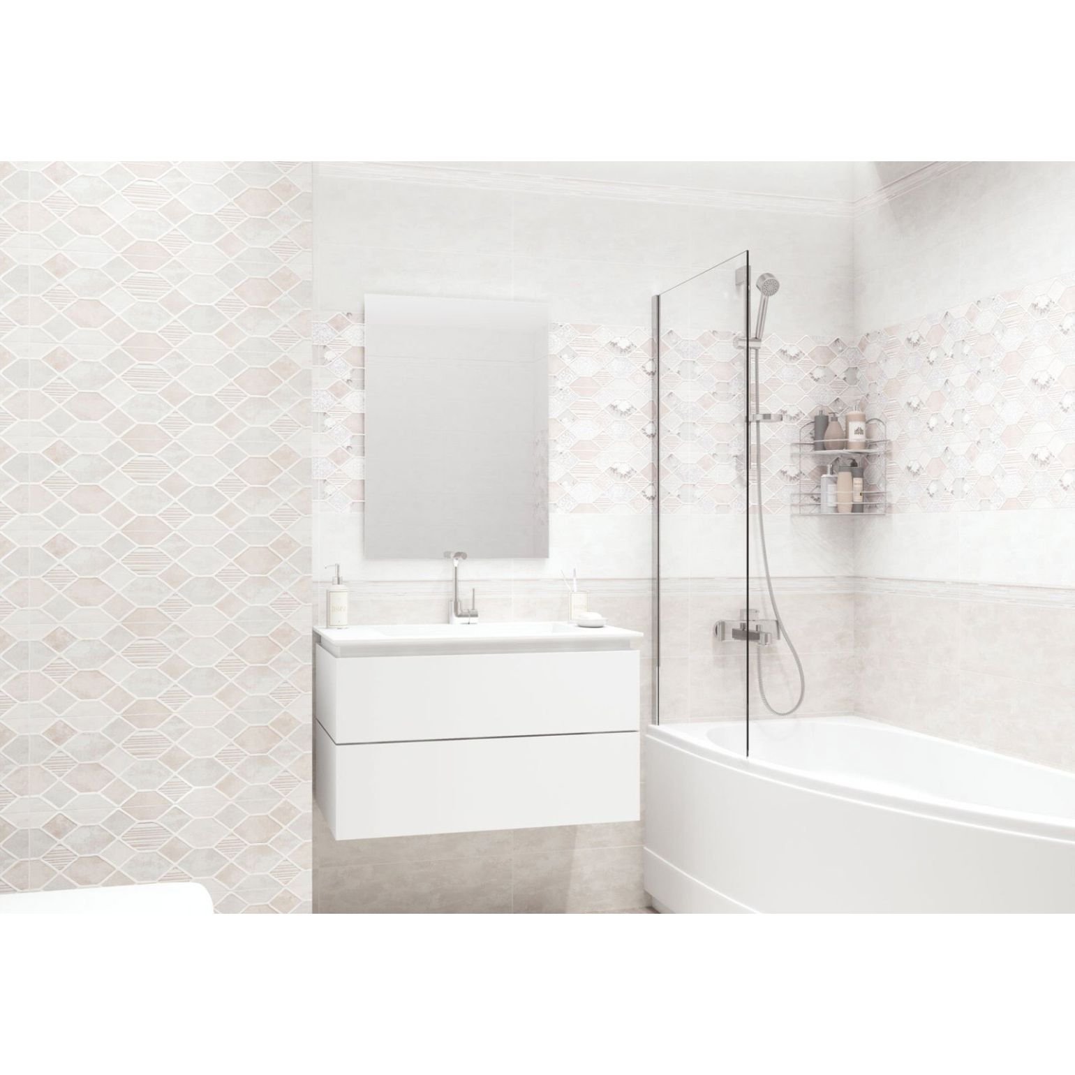 Настенная плитка Alma Ceramica (Альма Керамика) Roxana 20х60х0,75 см Рельефная TWA11RXN004