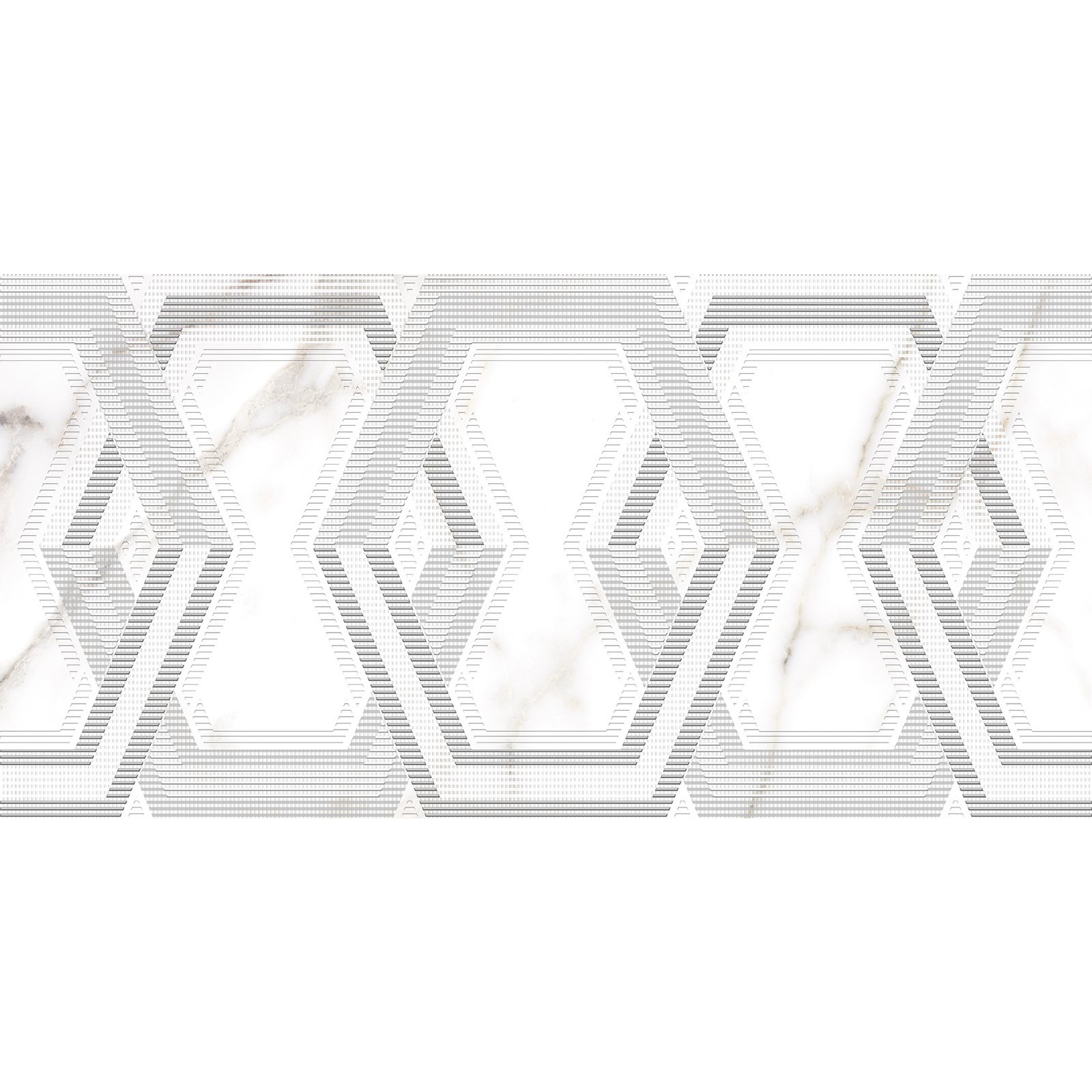 Декор Alma ceramica (Альма Керамика) Grigio 24,9х50х0,75 см Глянцевый DWU09GRG017