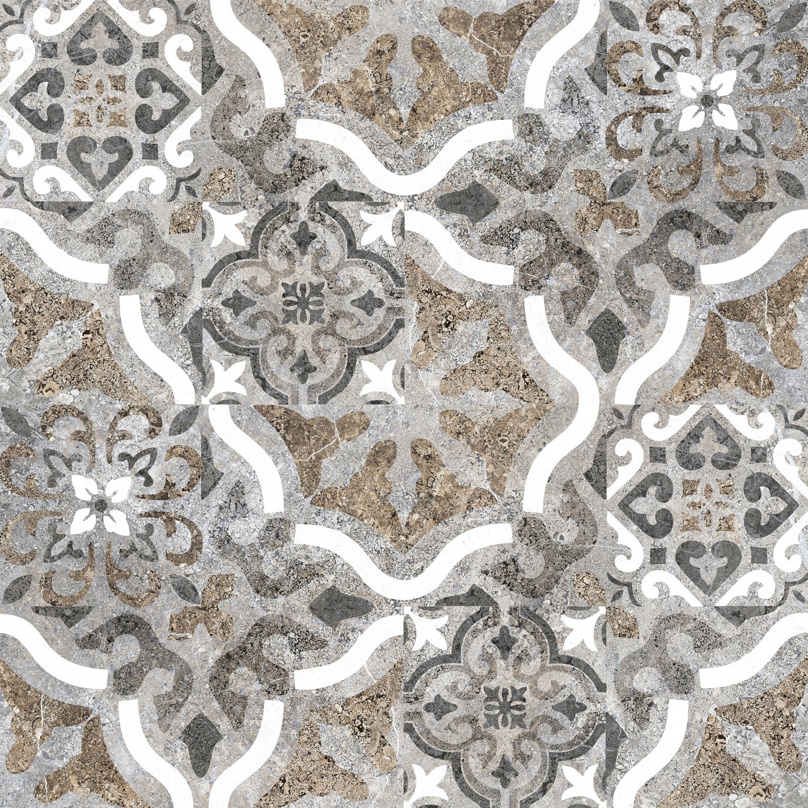 Напольная плитка Alma ceramica (Альма Керамика) Stone 41.8х41.8 см толщ. 0,85 см Матовая TFU03TON014