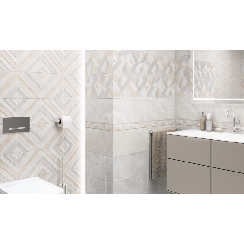 Бордюр Alma ceramica (Альма Керамика) Rivoli 6,7х50х0,75 см Глянцевый BWU53RVL014