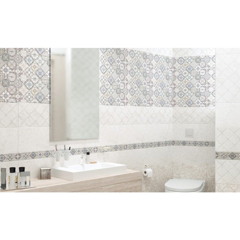 Бордюр Alma ceramica (Альма Керамика) Trevis 8,2х50х0,75 см Матовый BWU58TVS404