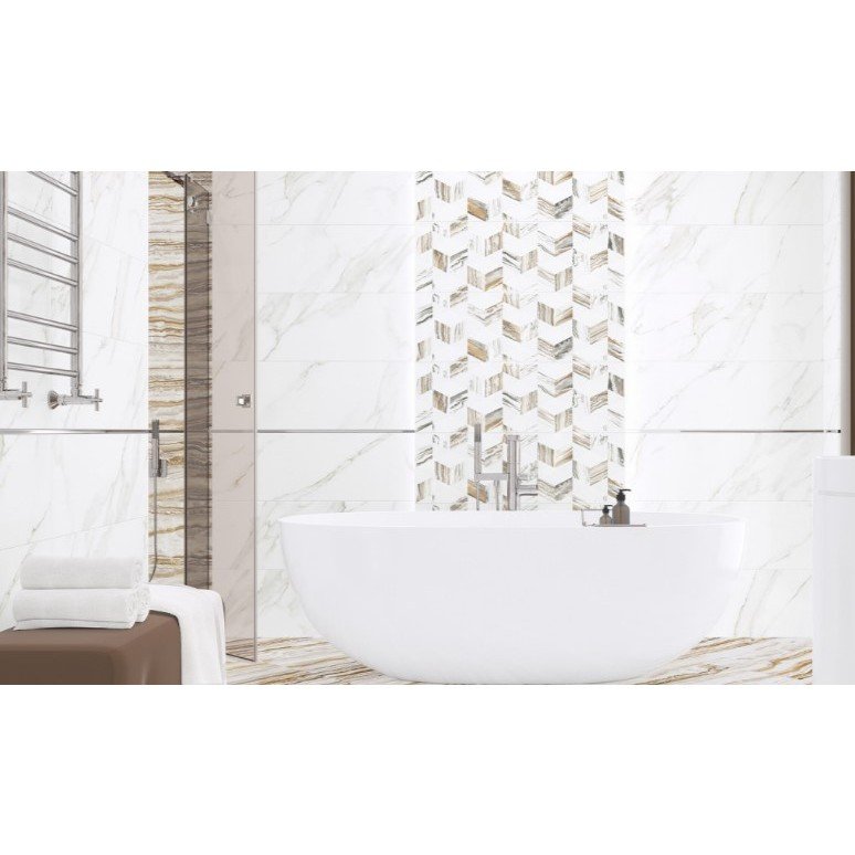 Настенная плитка Alma ceramica (Альма Керамика) Fluid Art 30х90х0,85 см Глянцевая TWU93UMB00R