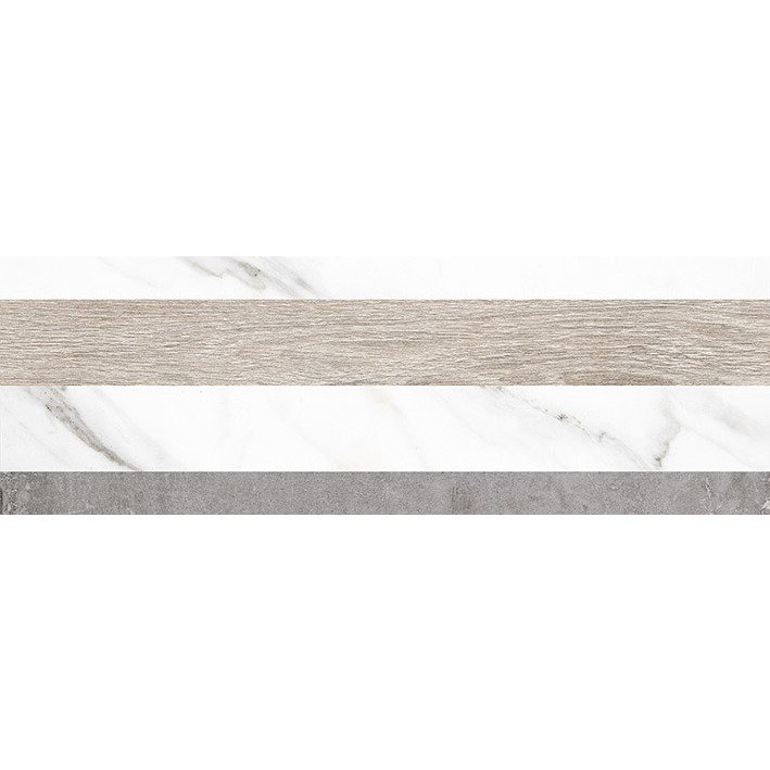 Настенная плитка Laparet (Лапарет) Arctic 20х60 см Серая 00-00-5-17-00-06-2487