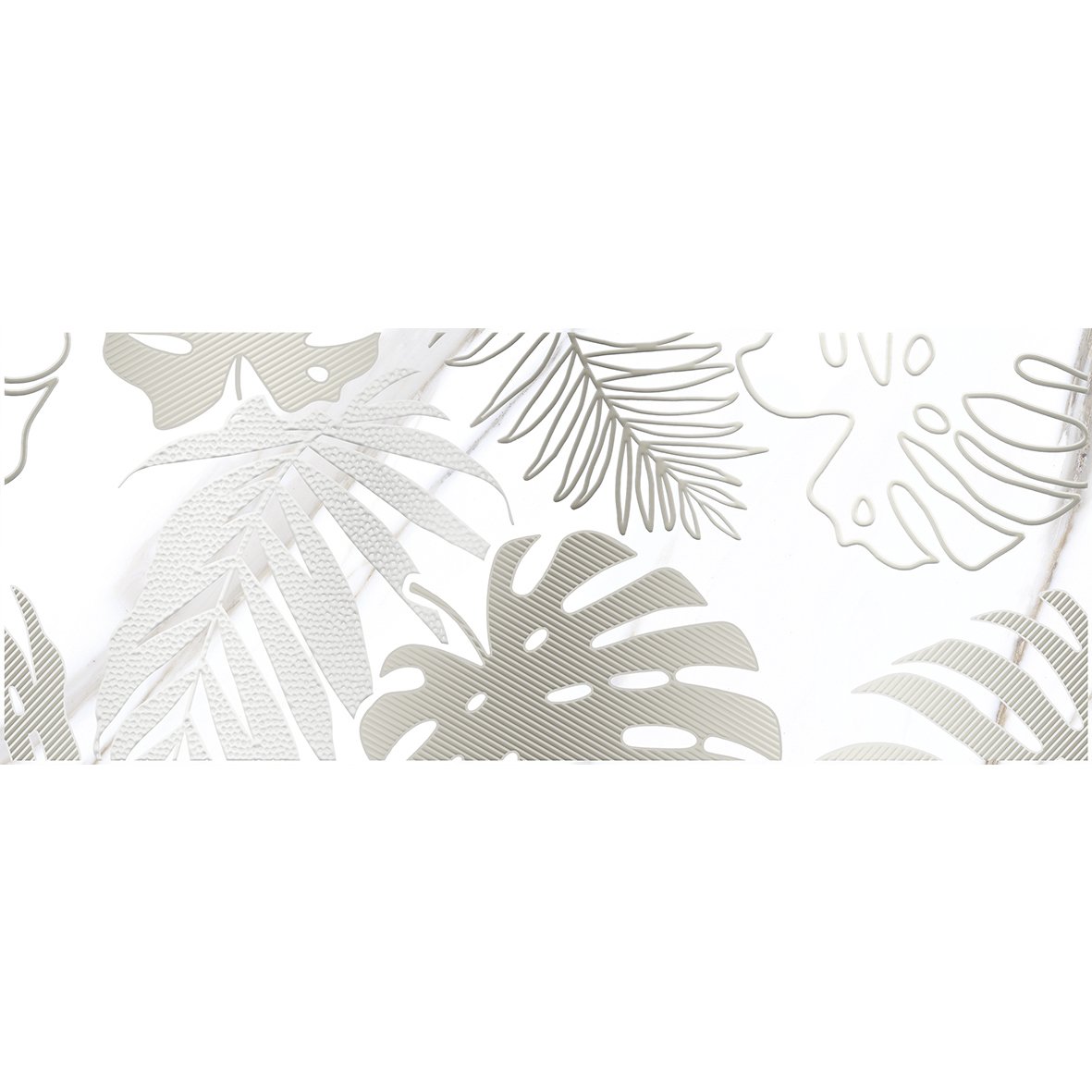 Декор Laparet (Лапарет) Elegance Декор-1 белый 20х50 см