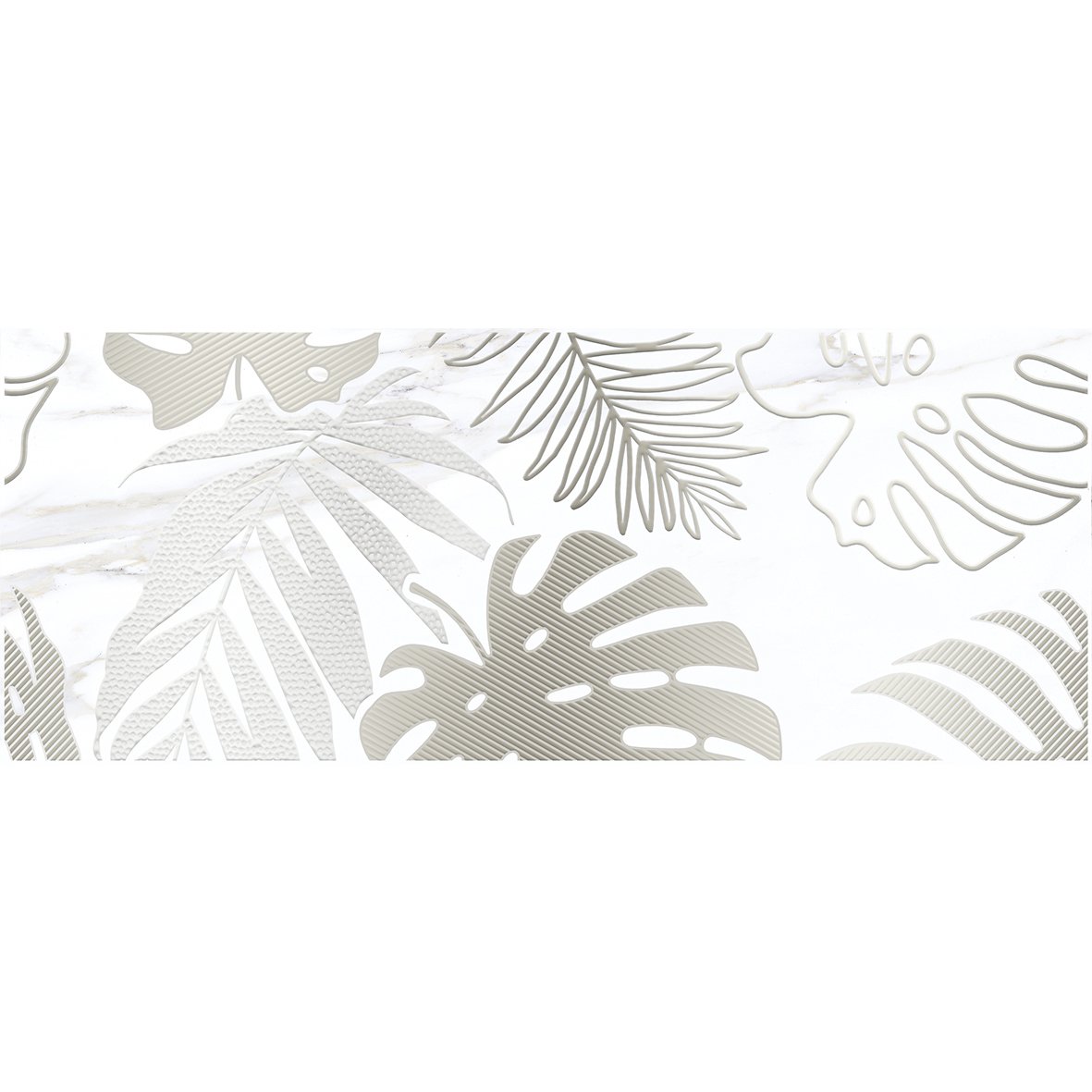 Декор Laparet (Лапарет) Elegance Декор-1 белый 20х50 см