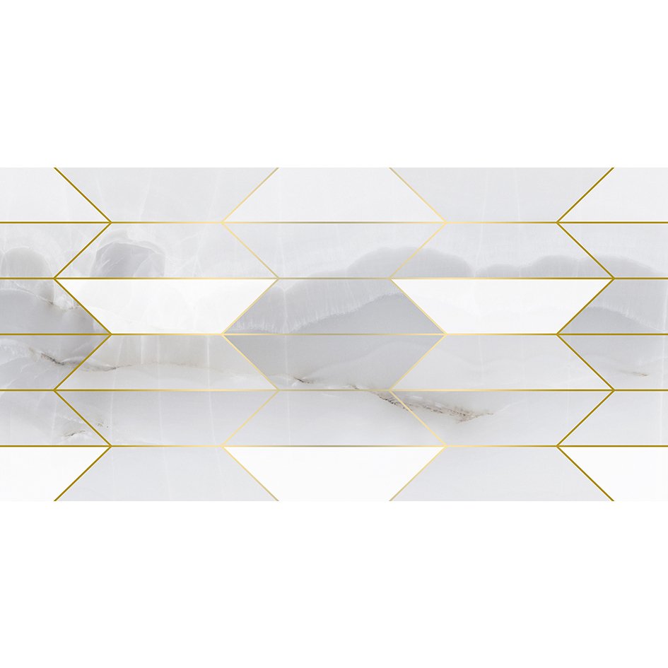 Декор Laparet (Лапарет) Dreams серый 25х50 см, OSC19334092