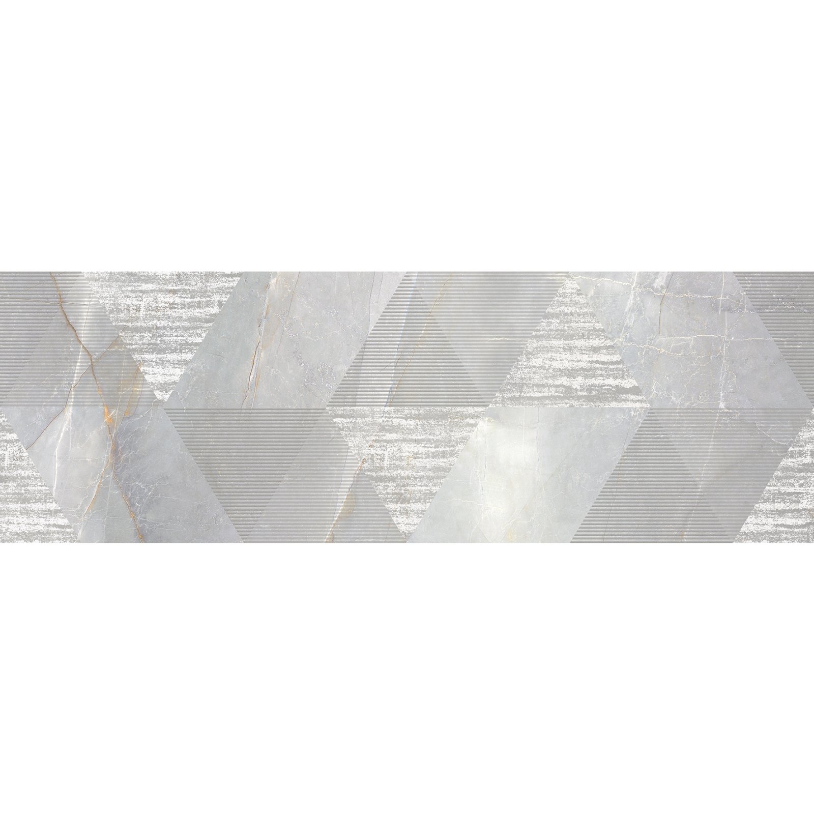 Декор Laparet (Лапарет) Shade серый 25х75 см