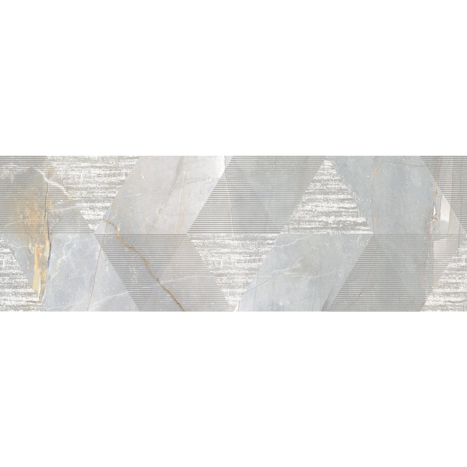 Декор Laparet (Лапарет) Shade серый 25х75 см