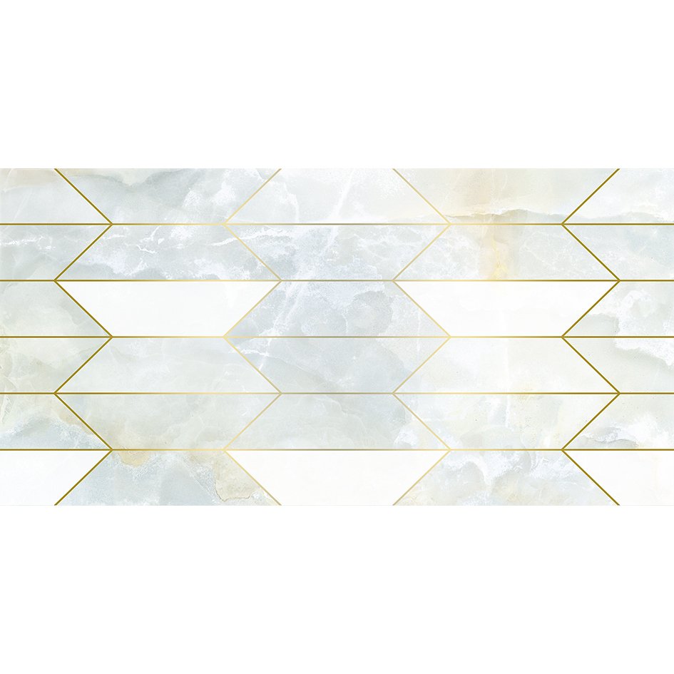 Декор Laparet (Лапарет) Sky голубой 25х50 см, OSA19334049