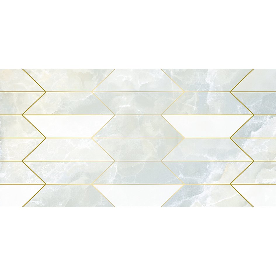 Декор Laparet (Лапарет) Sky голубой 25х50 см, OSA19334049