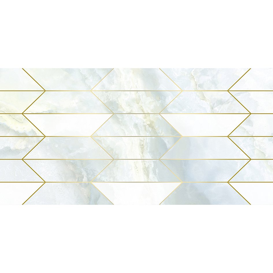 Декор Laparet (Лапарет) Sky голубой 25х50 см, OSA19334049