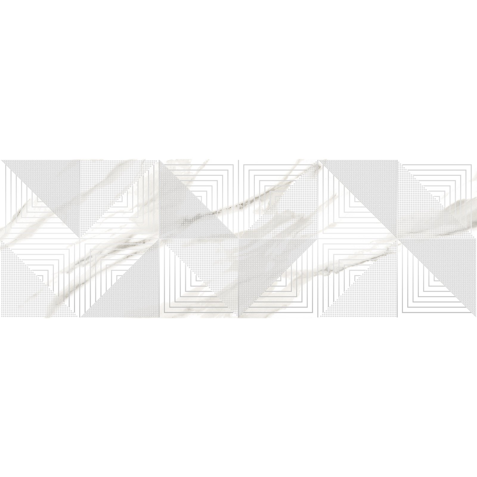 Декор Laparet (Лапарет) Balance белый 25х75 см