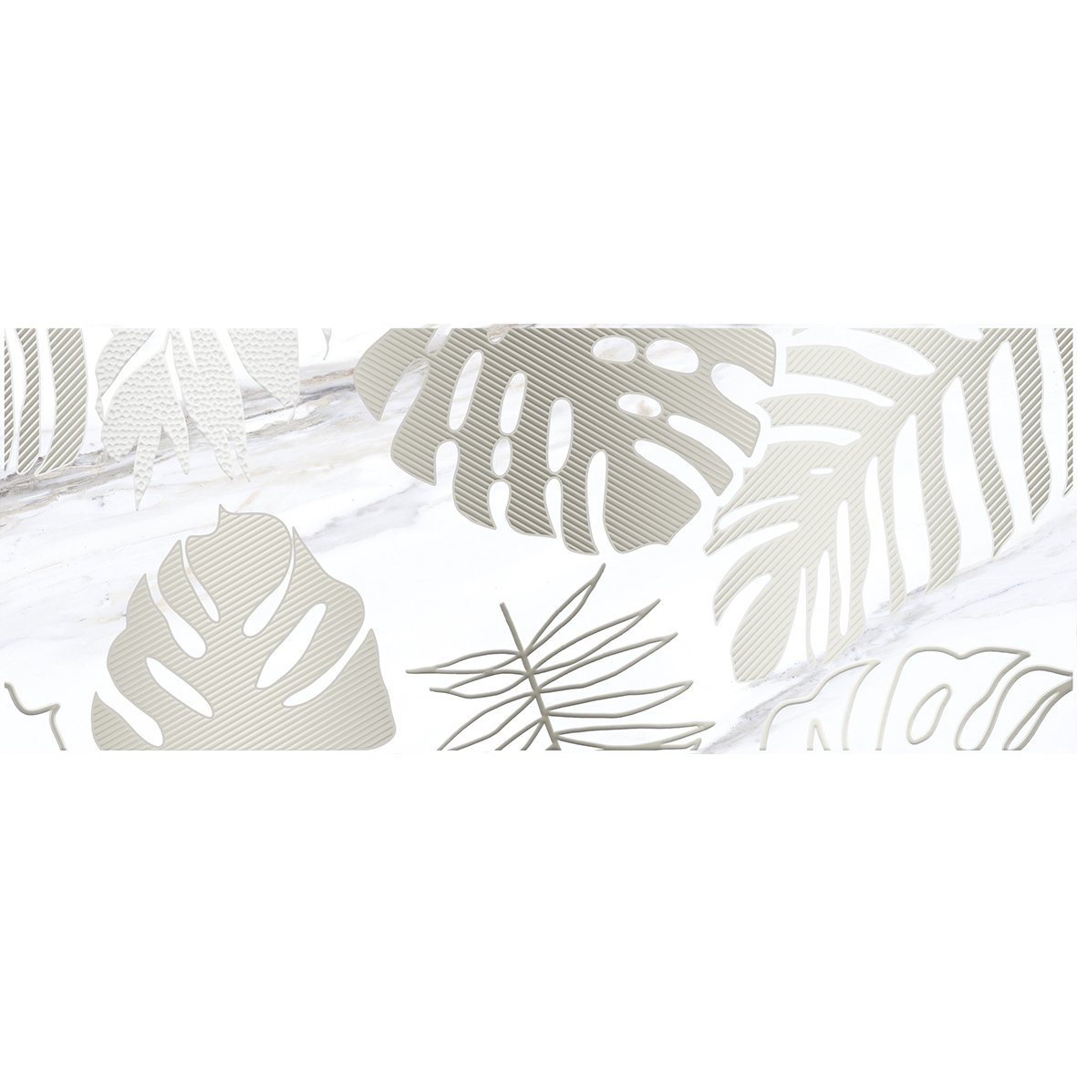 Декор Laparet (Лапарет) Elegance Декор-2 белый 20х50 см