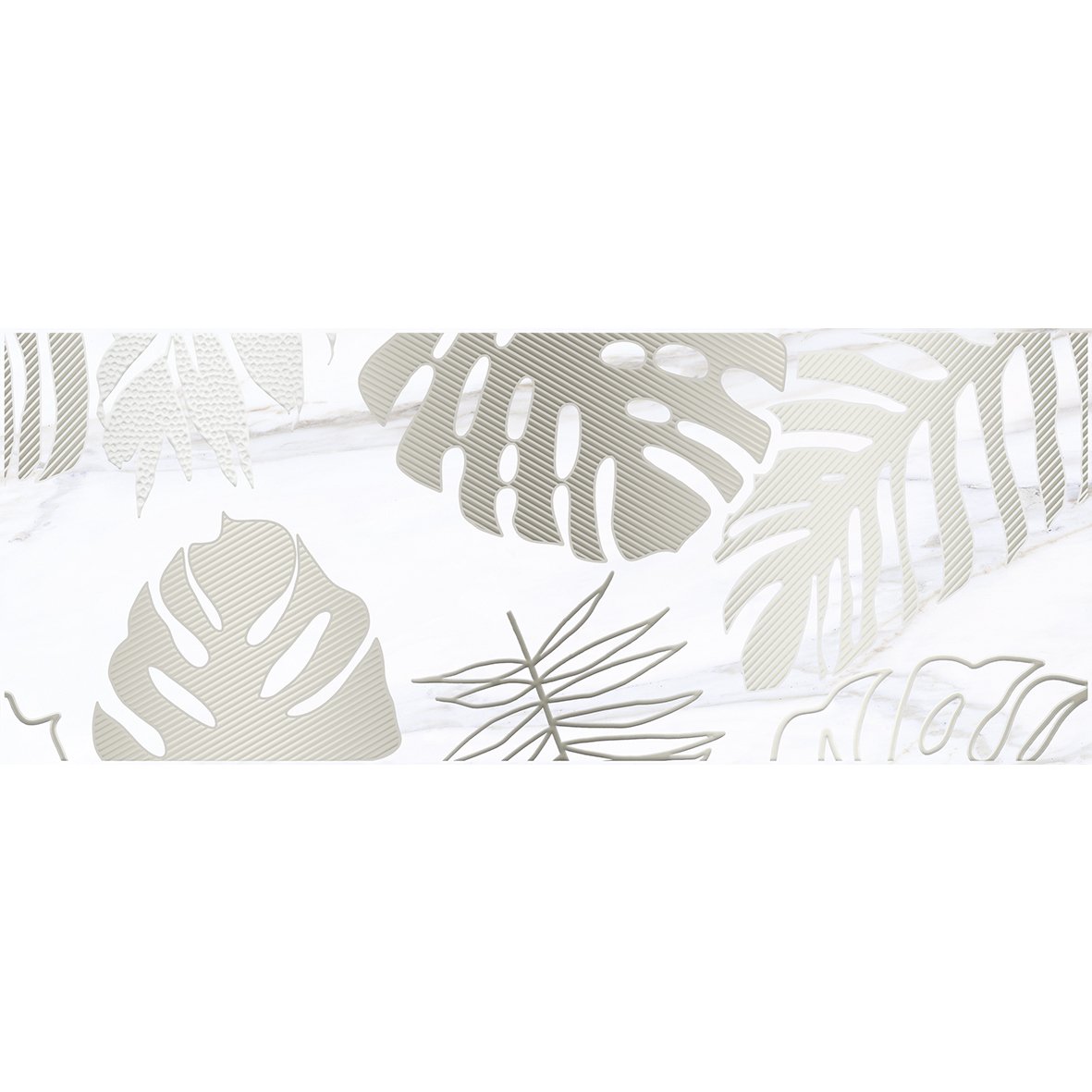 Декор Laparet (Лапарет) Elegance Декор-2 белый 20х50 см