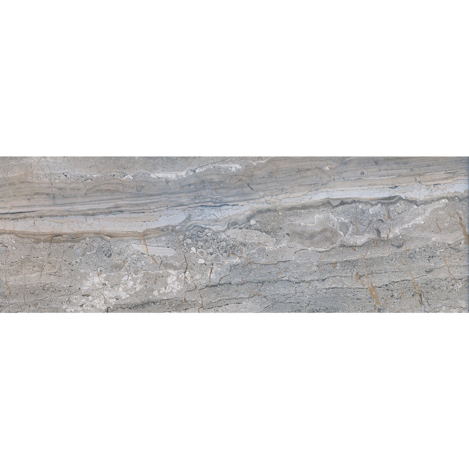 Плитка настенная Laparet (Лапарет) Moon серая 25х75 см