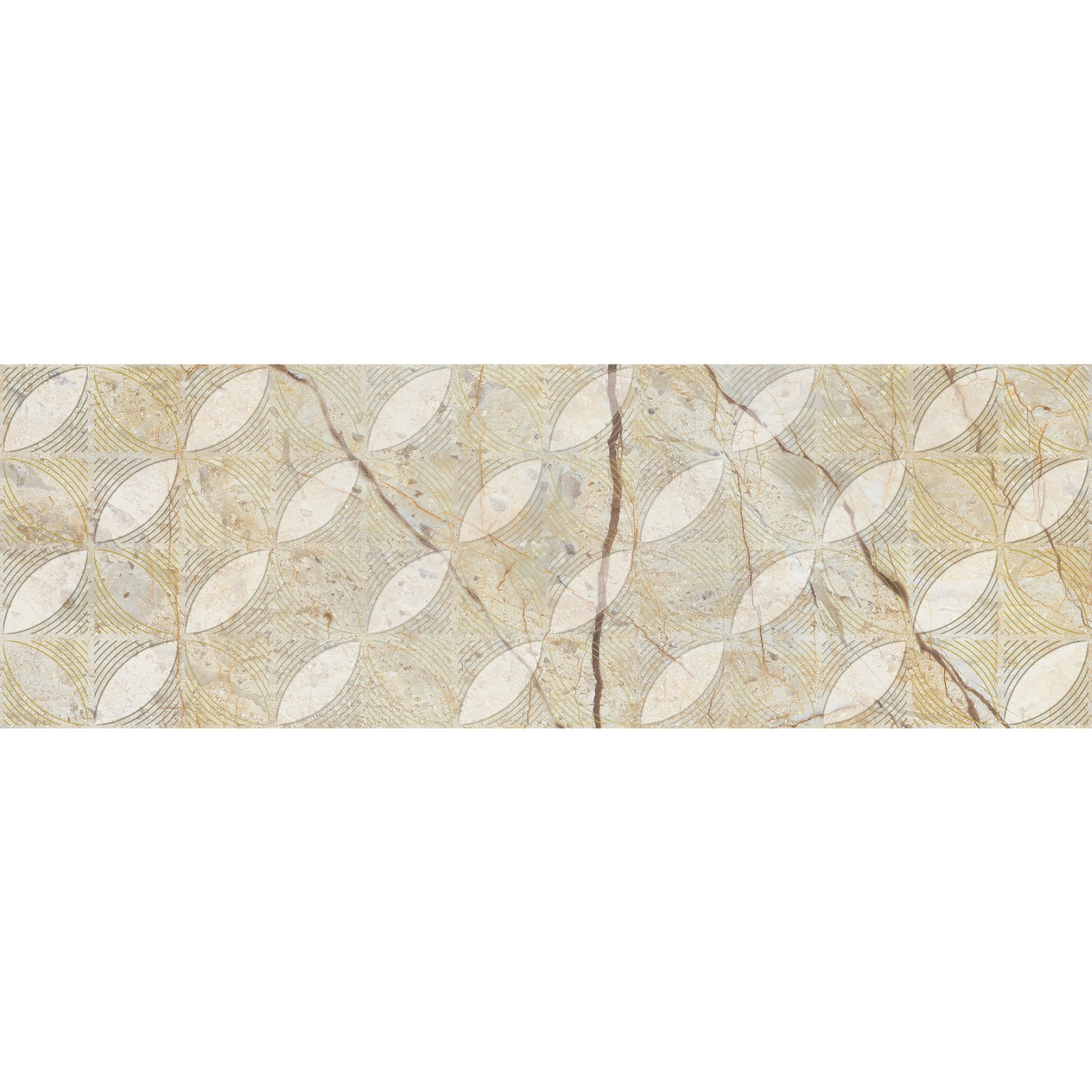 Декор Laparet (Лапарет) Siera светло-бежевый 25х75 см, 19-03-11-2579