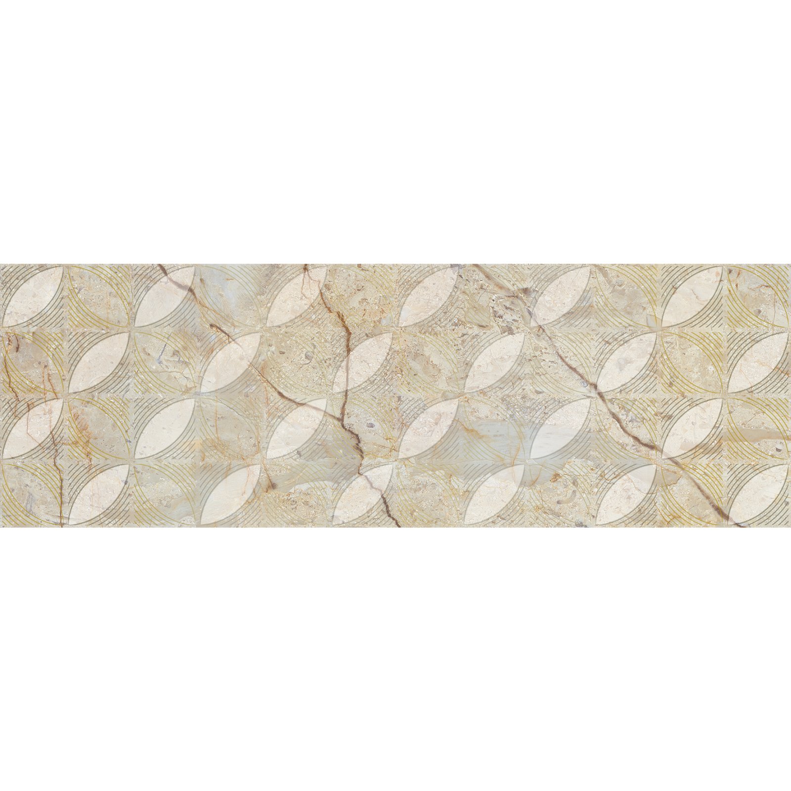 Декор Laparet (Лапарет) Siera светло-бежевый 25х75 см, 19-03-11-2579