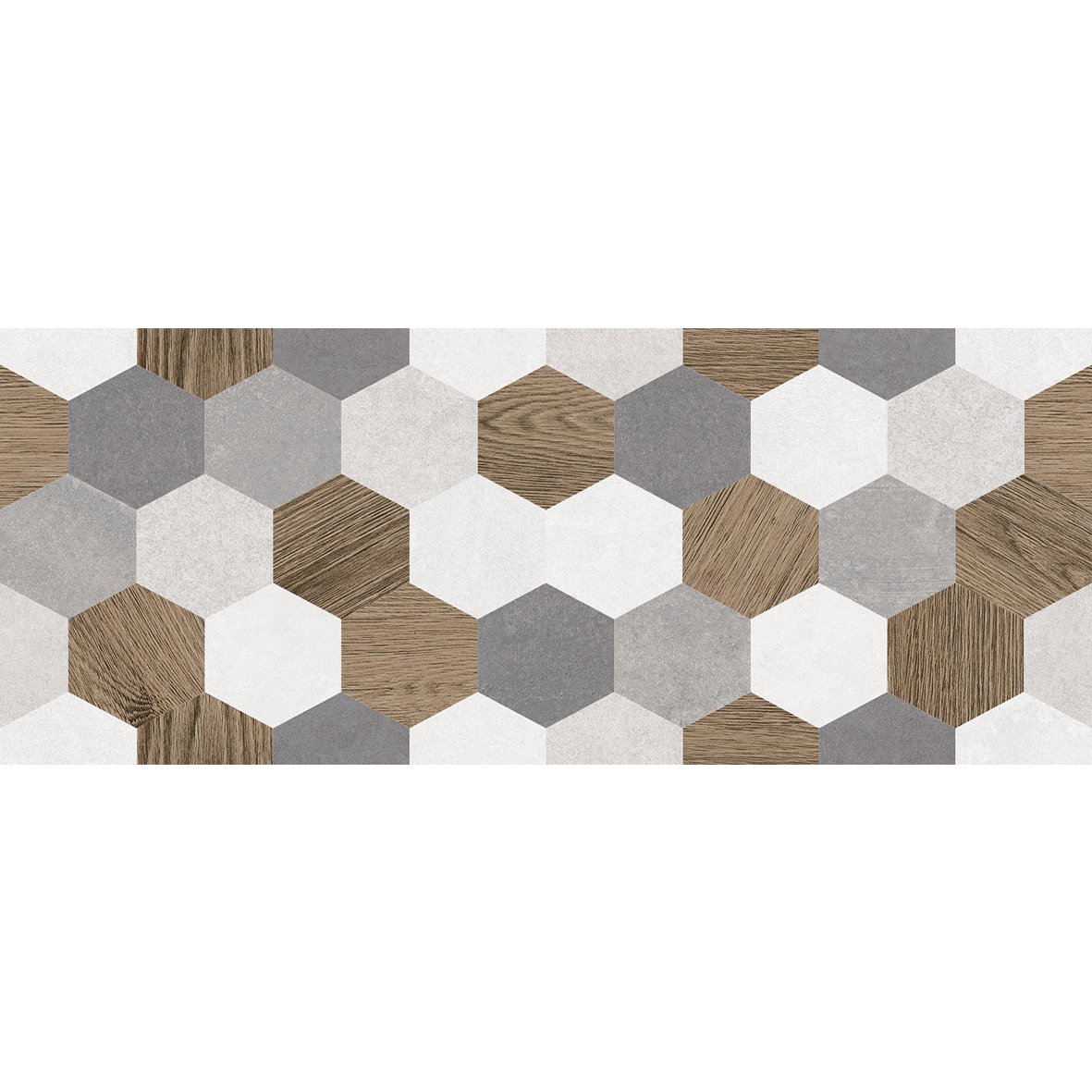 Плитка настенная Laparet (Лапарет) Betonhome серая мозаика 20х50 см