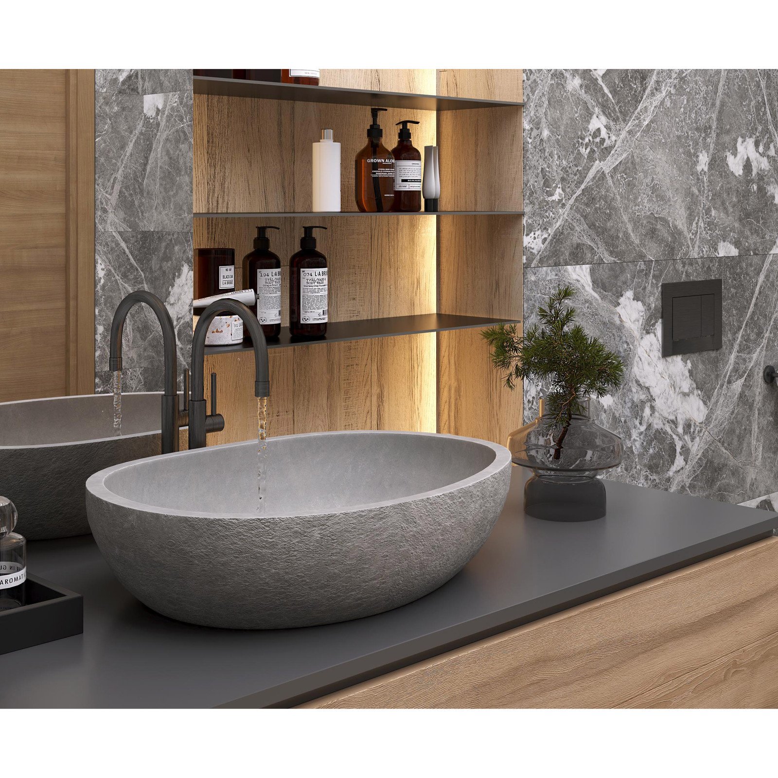 Керамогранит Laparet (Лапарет) Lustros Paradiso Gris 60х60 см Матовый