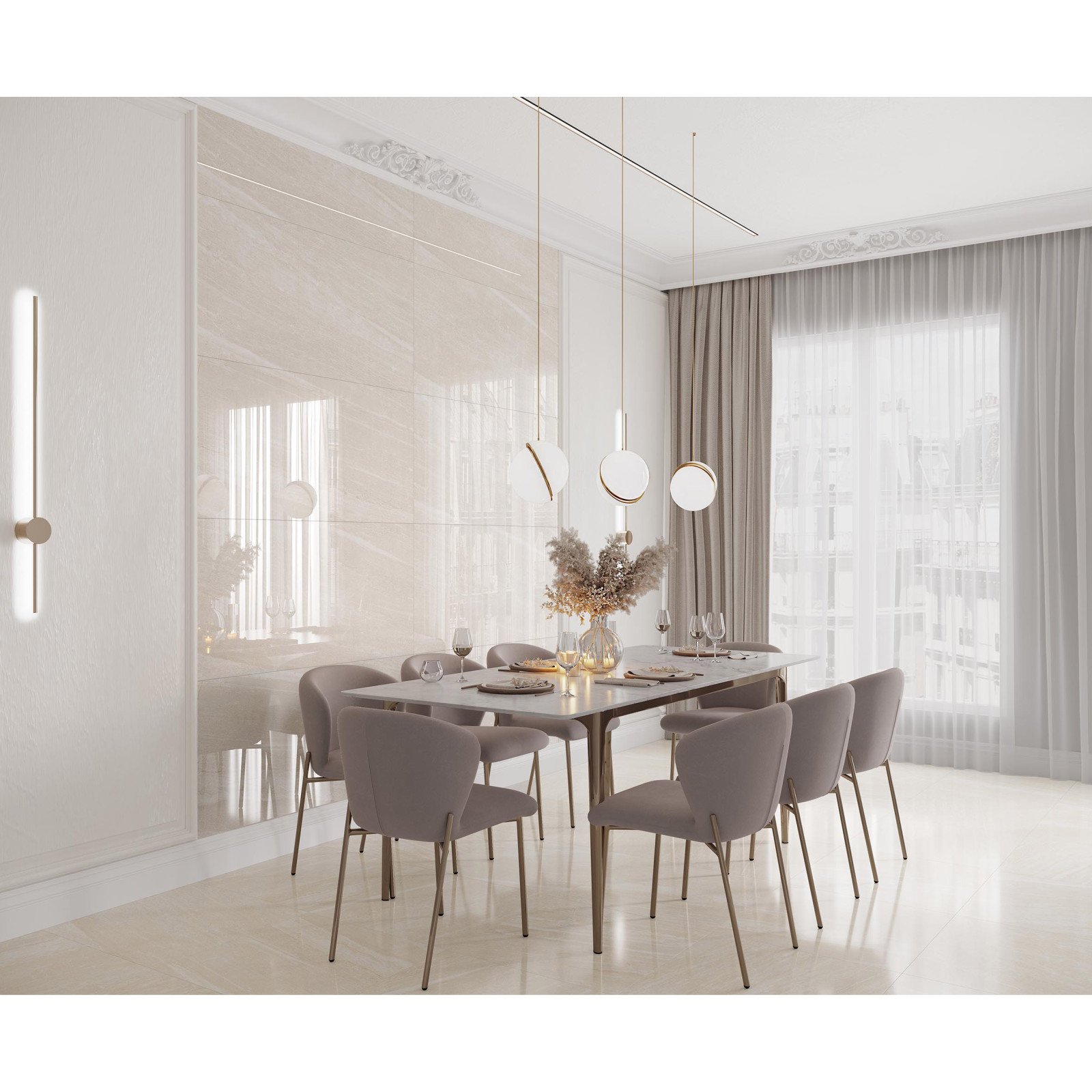 Керамогранит Laparet Solitary Flakes 60х60 см Полированный