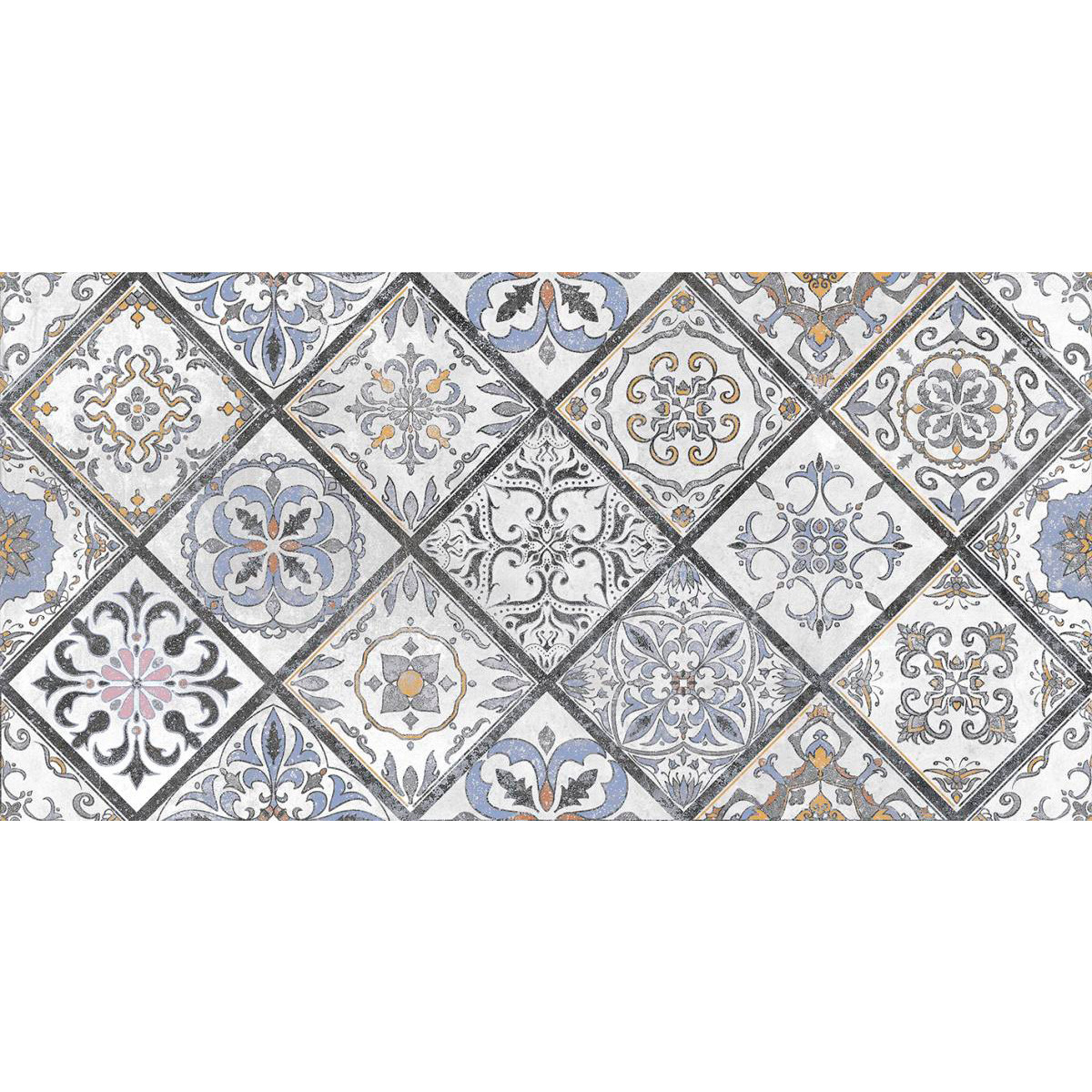 Плитка керамическая Laparet Etnis настенная мозаика серая 18-00-06-3654 30х60 см