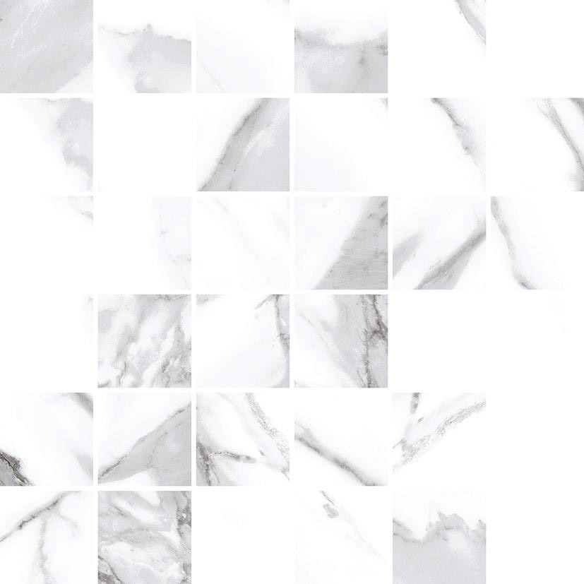 Плитка керамическая Laparet Suite Мозаика микс белая 29,7х29,7 см