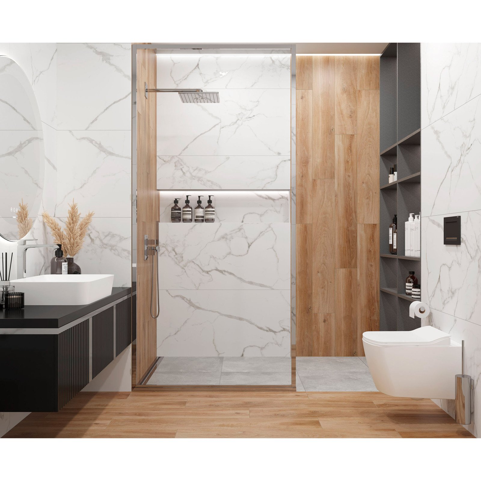 Керамогранит Laparet (Лапарет) Eris Gray 60x60 см Карвинг