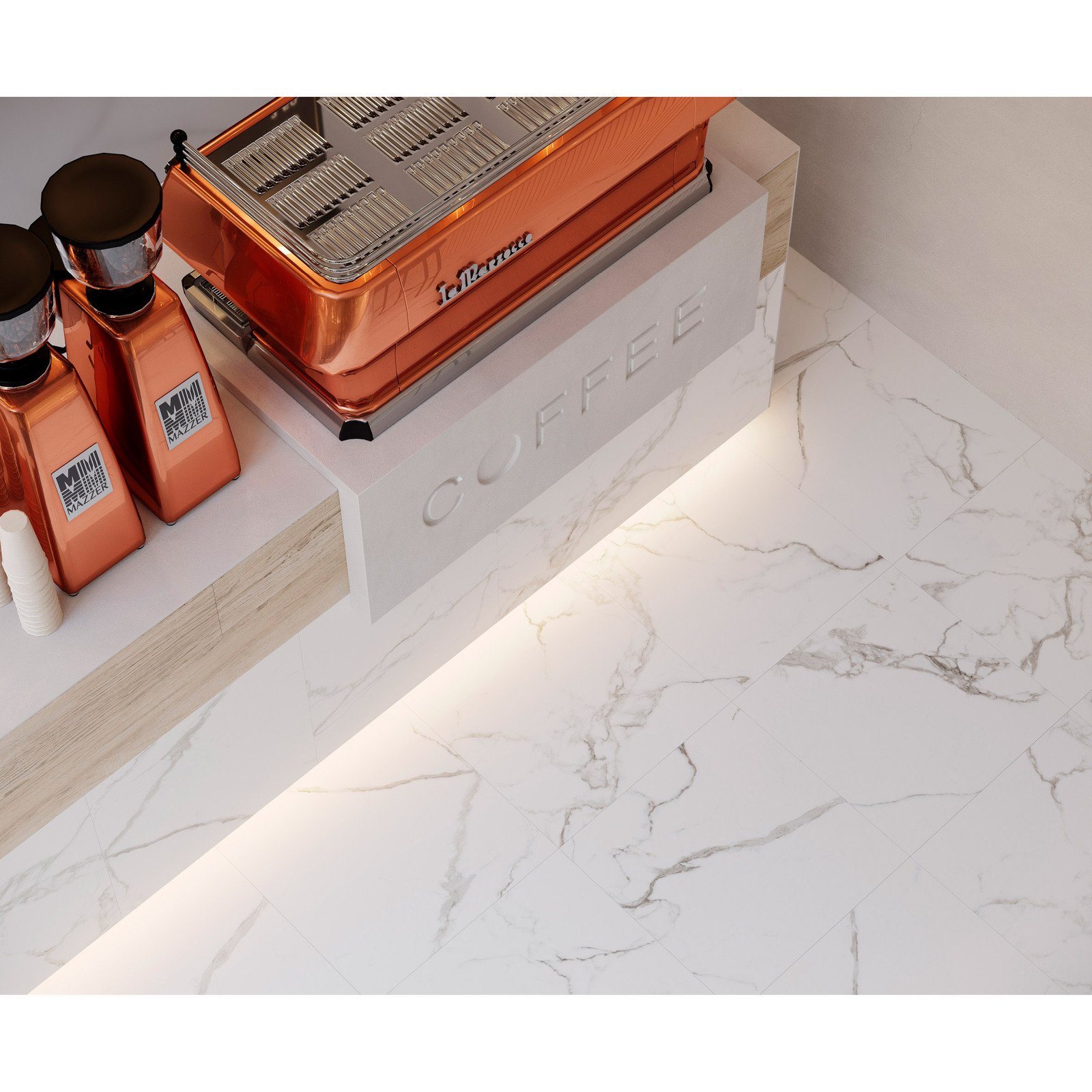 Керамогранит Laparet (Лапарет) Eris Gray 60x60 см Карвинг